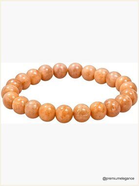 8mm Natural Gemstone Beaded Stretch Bracelet Healing Crystal